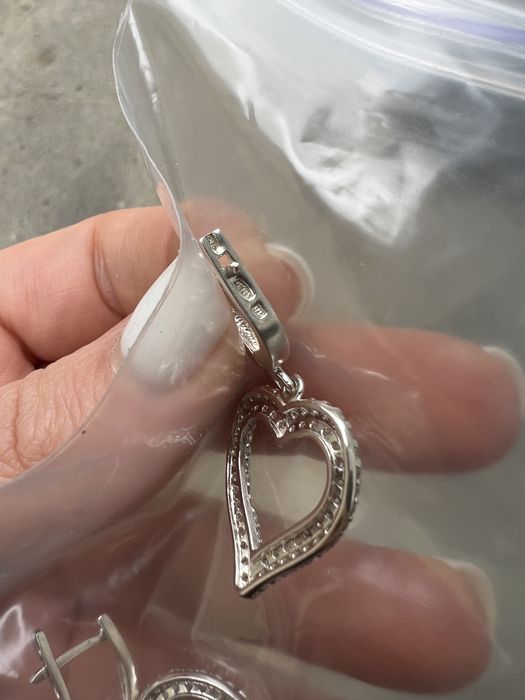 Серьги серебро