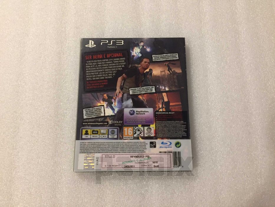 inFamous 2 Edição Especial playstation ps3