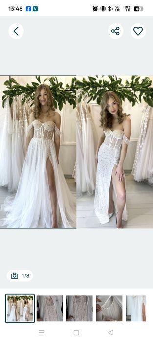 Okazja!! Zjawiskowa suknia ślubna Atelier Magdalena Popiel