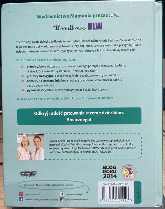 Książka Alaantkowe BLW - od niemowlaka do starszaka