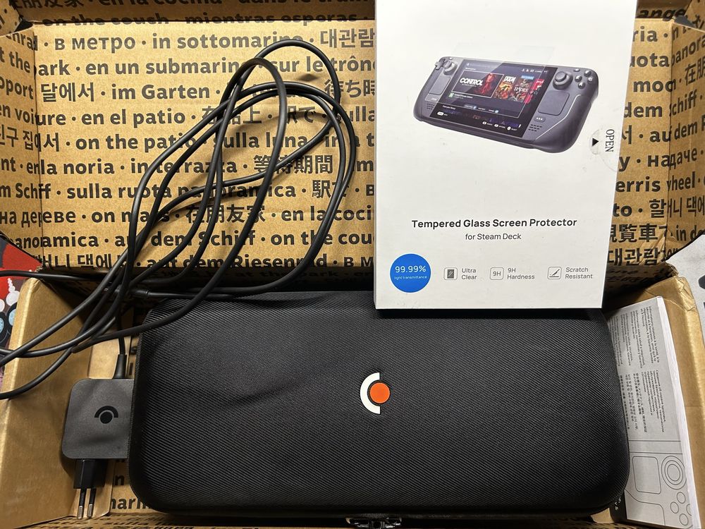 Steam Deck OLED 512GB + microSD 256GB + etui + szkło +