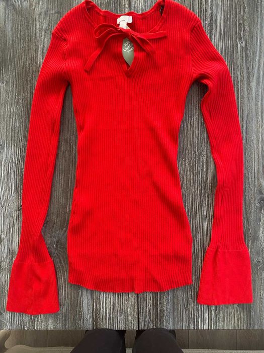 H&M Жіночий трикотажний светр із зав'язкою спереду для вагітних S