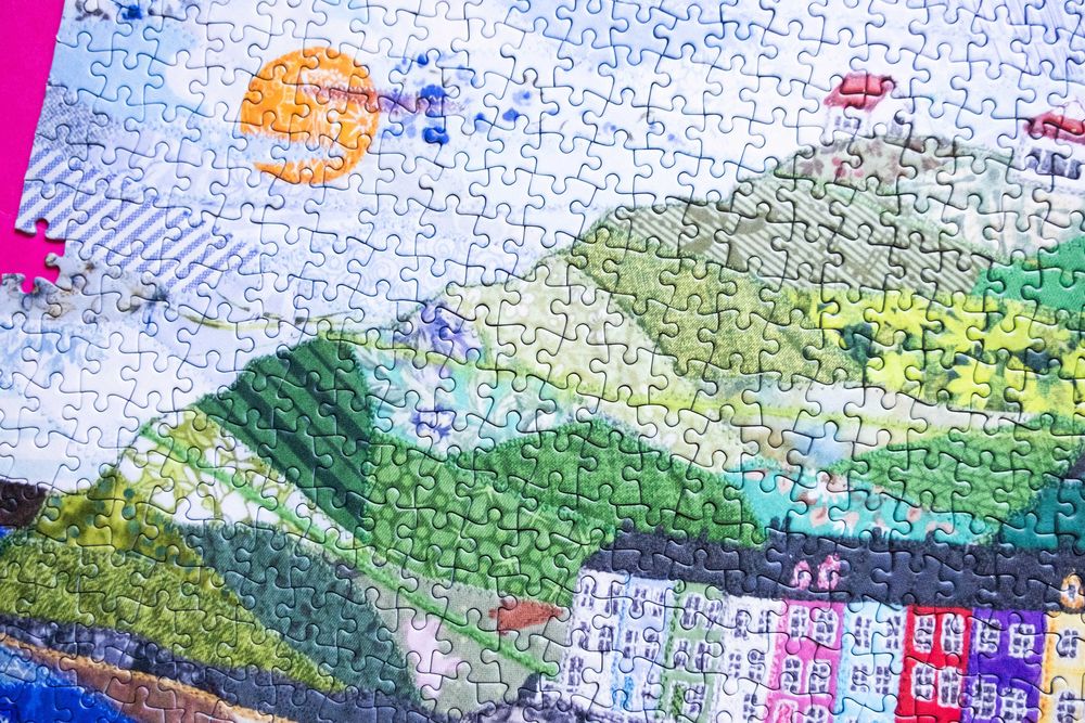 Puzzle Josie Russell Aberystwyth 1000 el (-2 ) morski widoczek