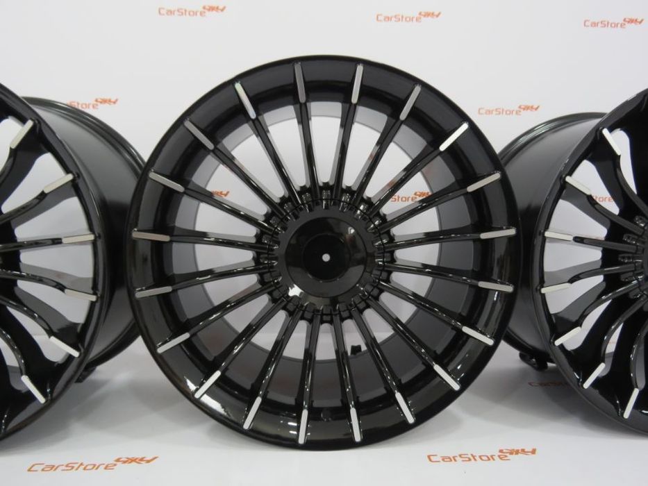 Jantes Look Bmw Alpina 18 '' 8.5+9.5 et20 5x120 Preto Brilhante