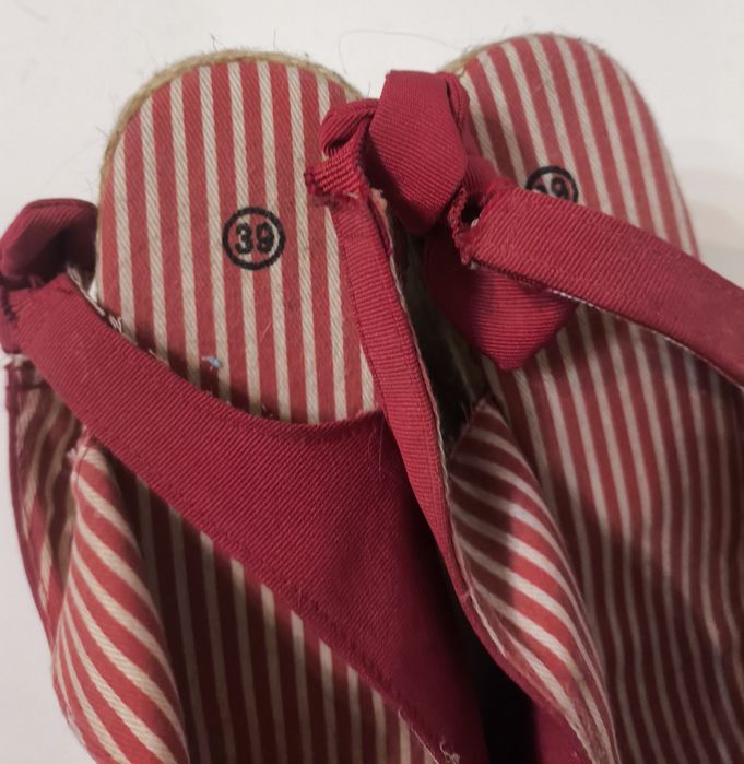 Buty letnie sandały na koturnie roz 39