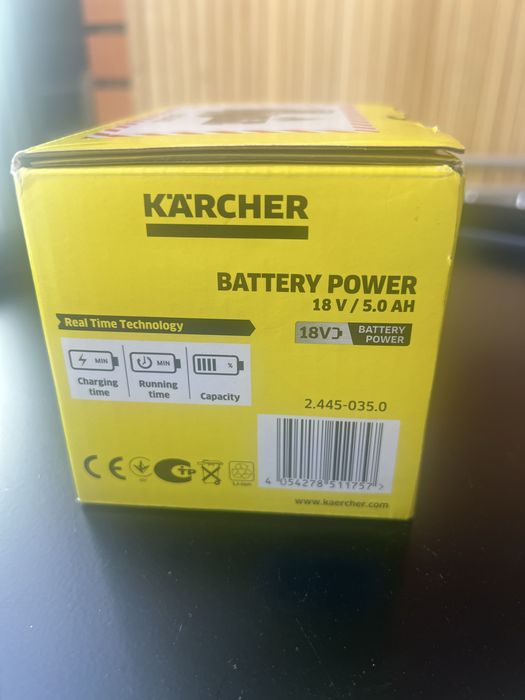 Bateria Kärcher 18V 5.0Ah – Nova