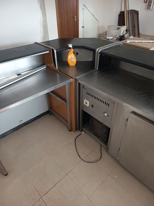 Balcão frigorífico para café bar