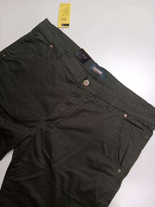 Bojówki NADWYMIARY khaki męskie. Pas 114-116 cm