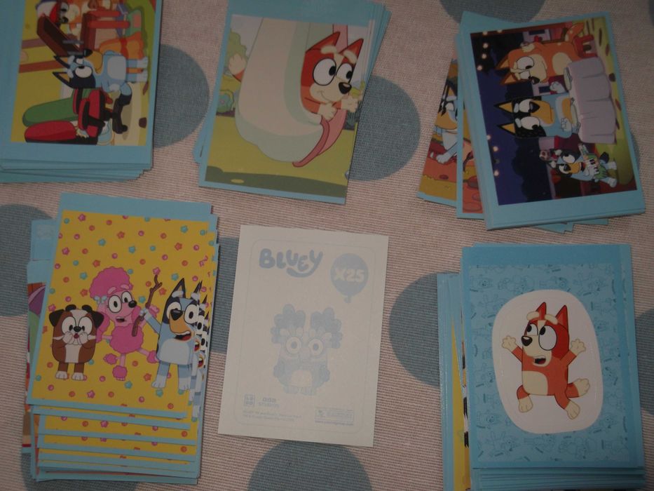 Cromos da Bluey da Panini