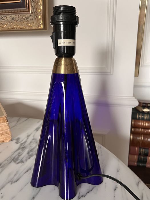 Lampa LeKlint Le Klint duńska Dania szkło gięte vintage 1970 ikona designu klasyk duńskiego danish lampka stołowa unikat kolekcjonerska