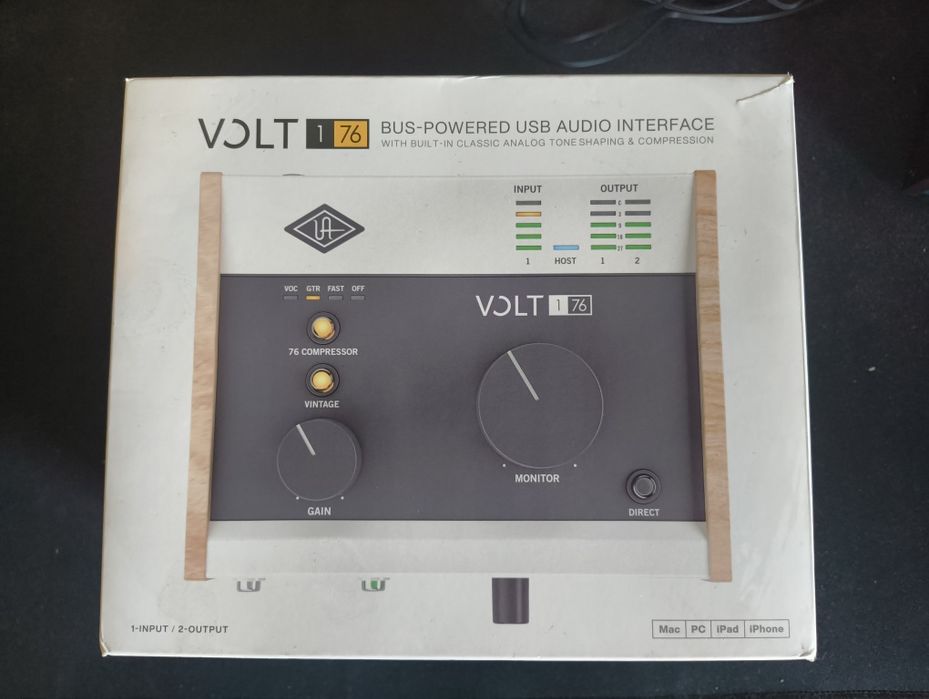 Interface de Áudio Universal Audio Volt 176 (Como Nova / Na Caixa)