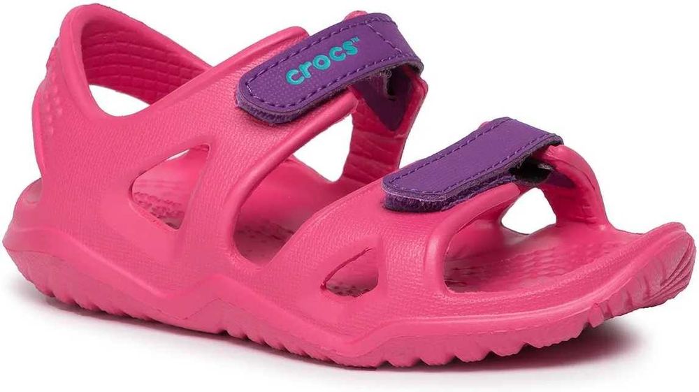 Sandały CROCS  Swiftwater Pink roz. J3 34-35 różowe dla dziweczynki