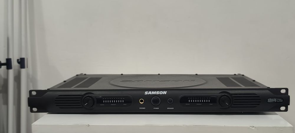 Wzmacniacz końcówka mocy Samson Servo 120a studyjny stereo rack