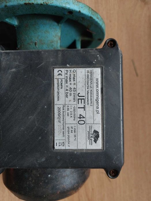 Silnik elektryczny hydroforu JET 40