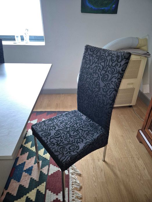 Cadeiras de Sala Elegantes Estofo Brucado