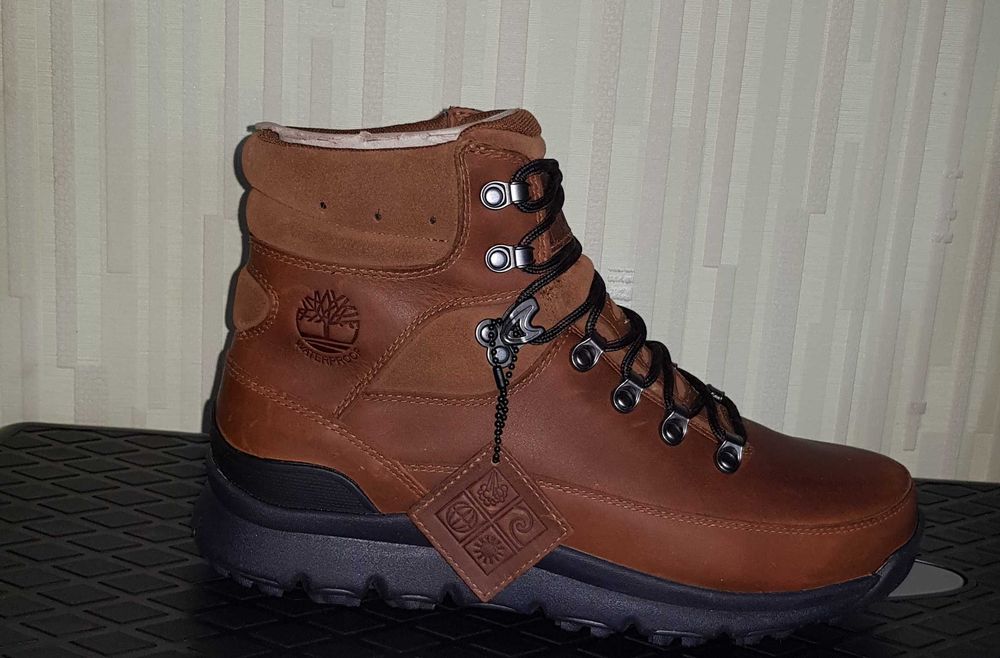 Кожаные ботинки timberland р-р 40(26 см)