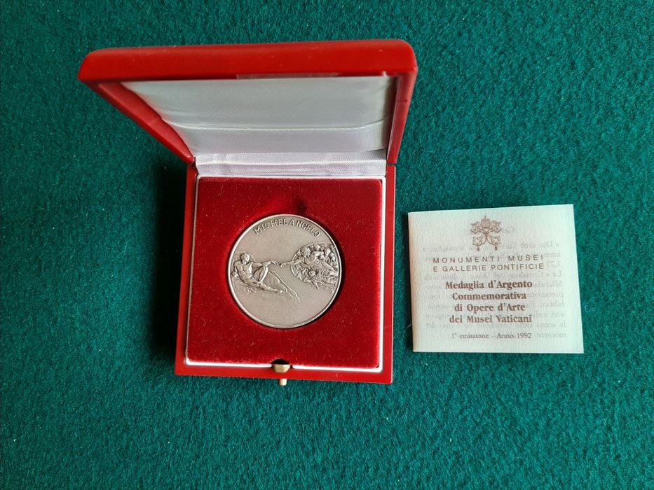 Medalha de prata do Museu do Vaticano