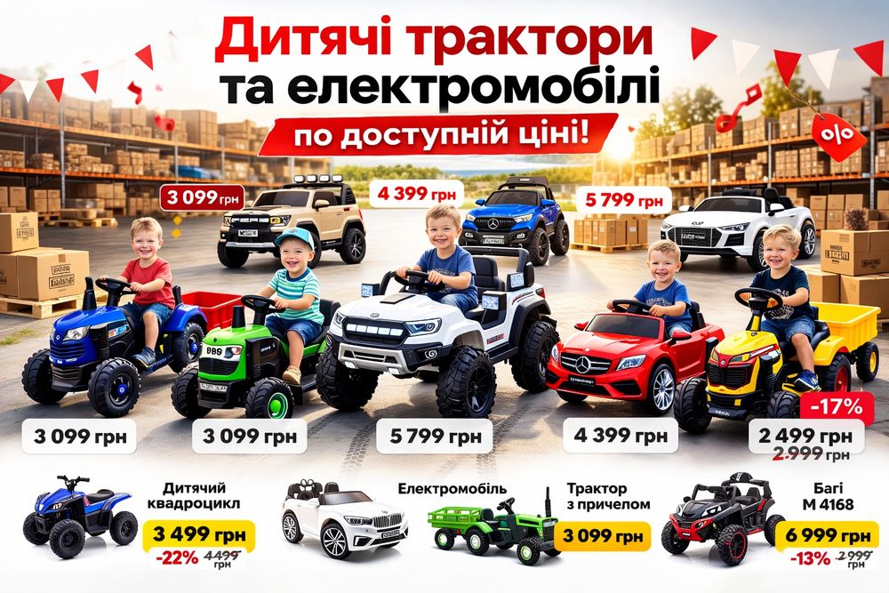 Дитячий трактор на педалях,детский трактор на педалях,купити трактор