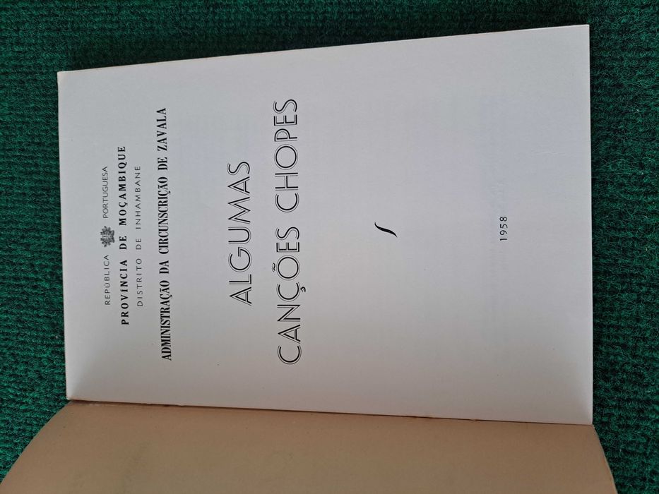 Algumas Canções Chopes - Zavala - Inhambane - Moçambique