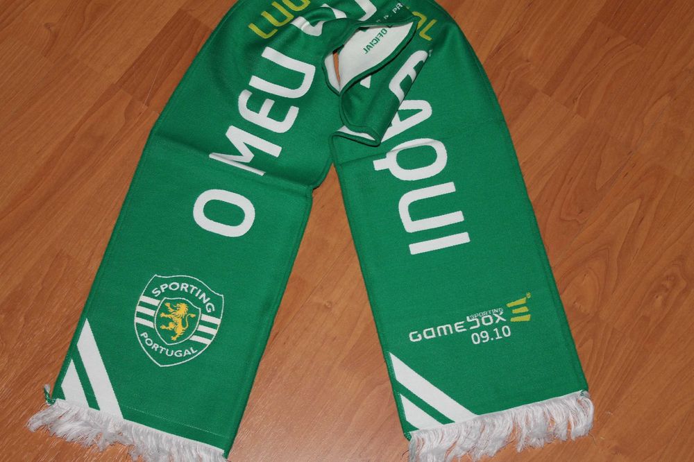 5 Cachecóis Sporting e Portugal