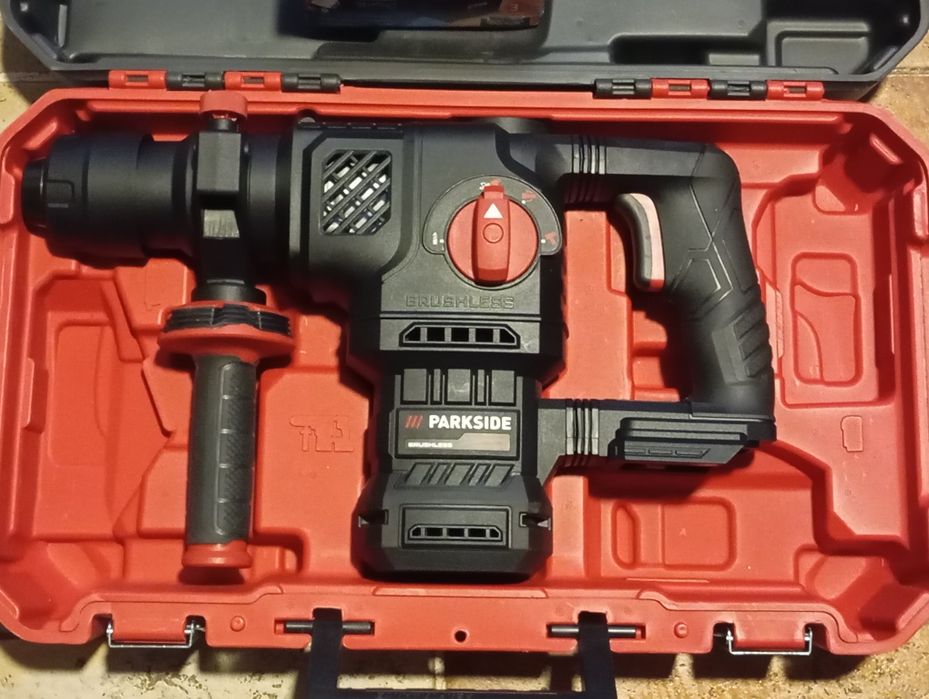 Martelo perfurador 5,8 Joules Parkside Performance 20V