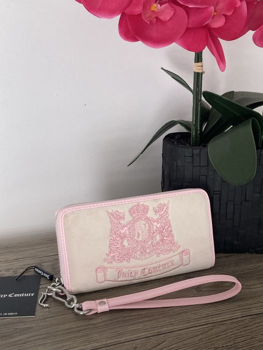 Nowy portfel Juicy Couture welur Twig dog