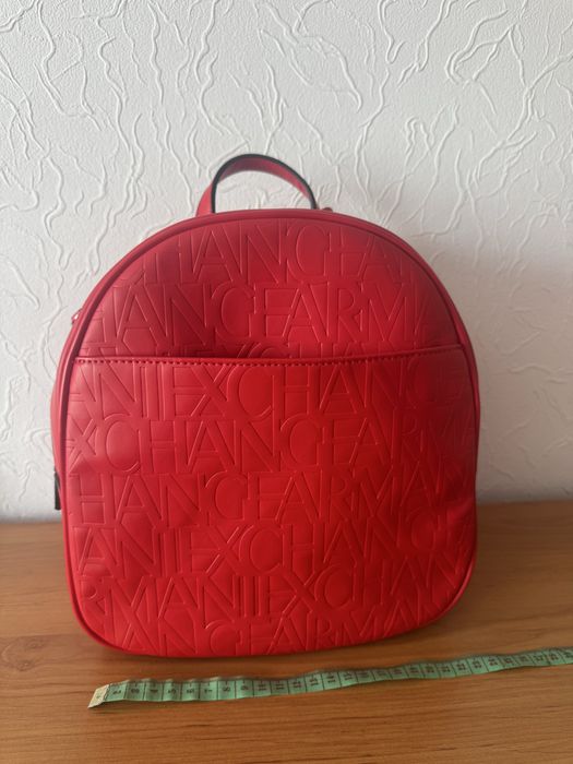 Рюкзак ARMANI EXCHANGE червоного кольору