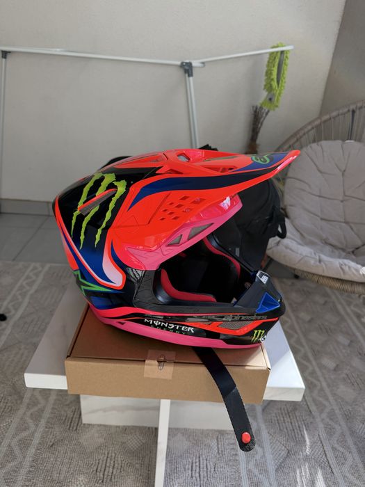 Шлем Alpinestars Supertech M10 Deegan Orange Pink Purple