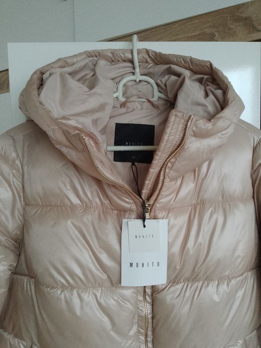 Nowa złota kurtka Mohito