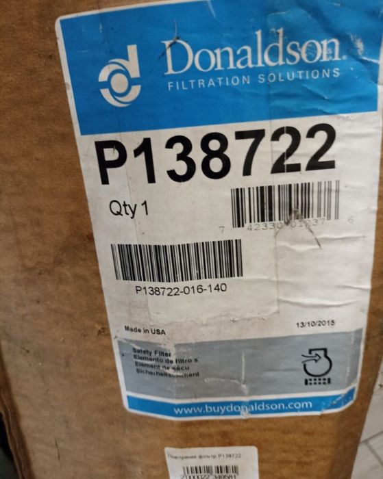 Фільтр  для спецтехніки  Donaldson P138722