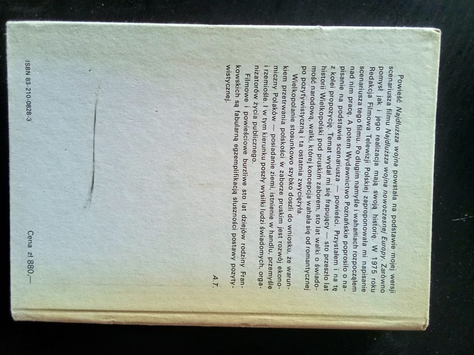 Książka "Najdłuższa wojna"