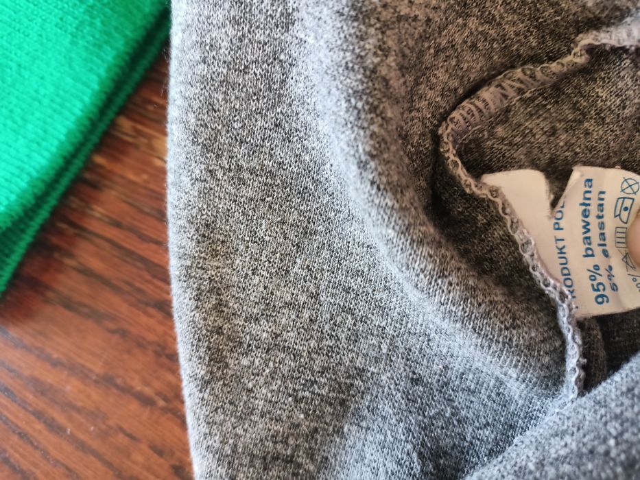 czapki przejściowe dziewczęce zielona i szara