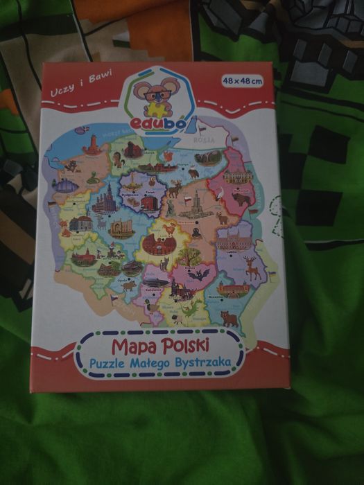 Puzzle edukacyjne Mapa Polski