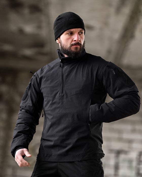 Зимовий анорак куртка YINREN Combat Gen II Shadow чорний тактичний