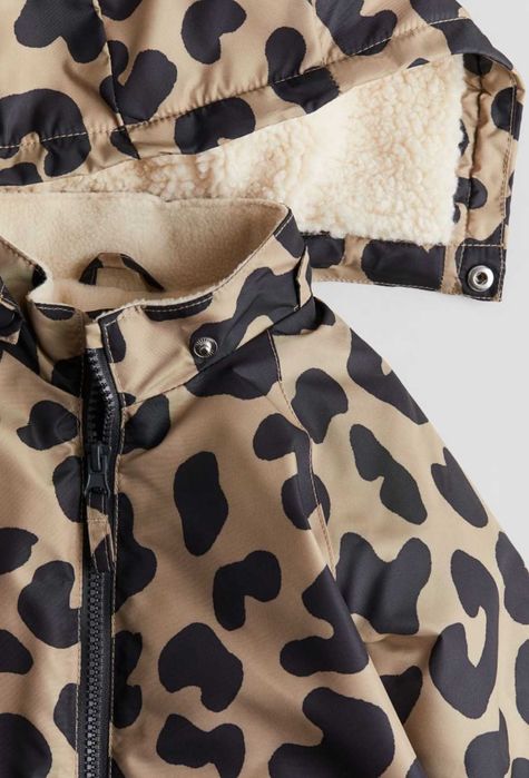 Зимовий термо комбінезон леопард від h&m ріст від 80 до 104 см