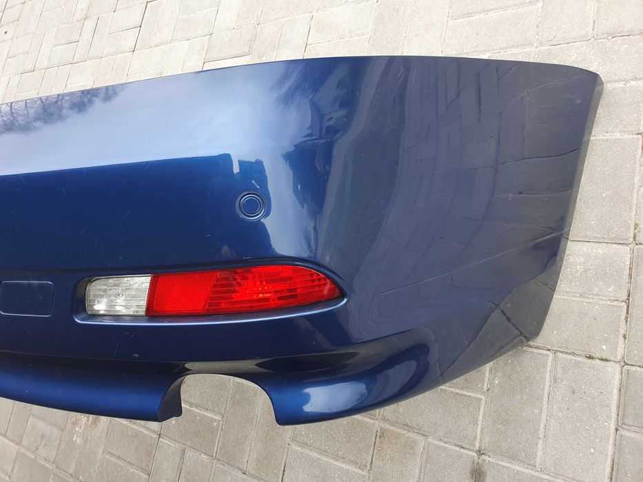 BMW 6 E63 E64 Zderzak Tył A07/5 Mysticblau PDC Komplet