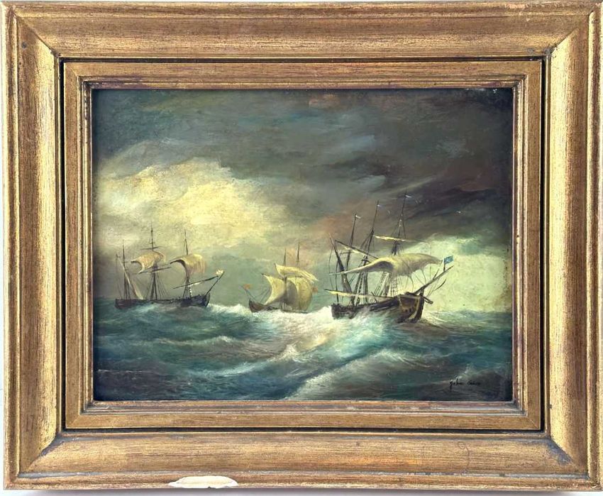 Óleo sobre chapa de cobre