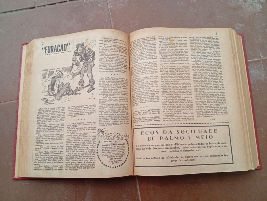 Revista Diabrete - Volume Encadernado (Nº 471 ao 574) - Anos 40
( Erro de enca