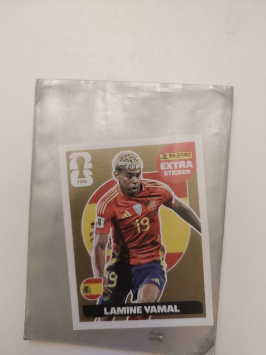Lamine Yamal - Gold Extra Sticker WC2026