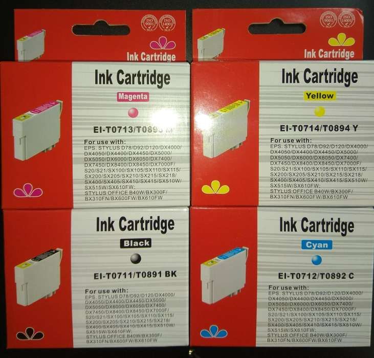 [Promotion!!!] Pack of 8 Epson Ink Cartridges (T0711, T0712, T0713, and T0714) – New64738966348290121
