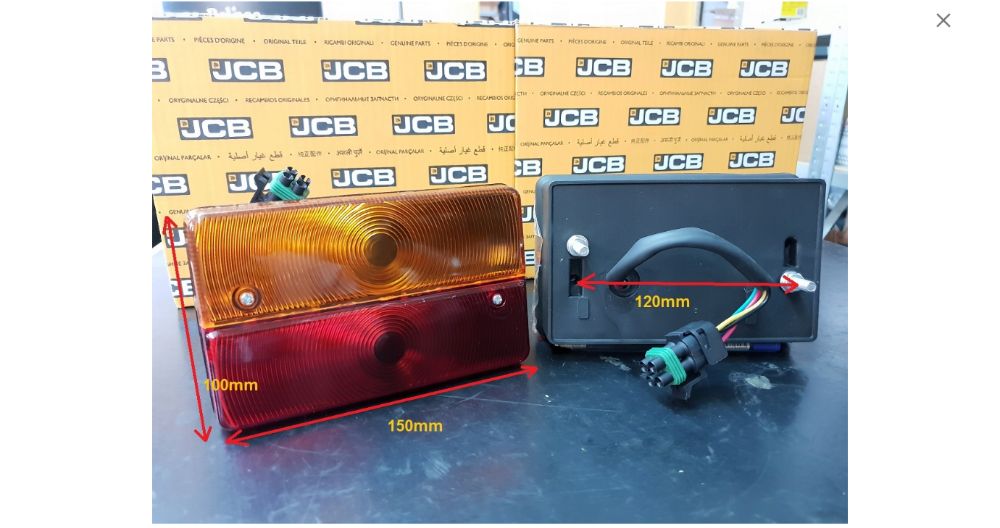 lampa Tylna JCB CAT CASE inne z Wiązką