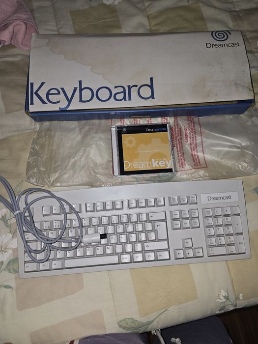 Teclado original dreamcast novo com cd para navegaçao