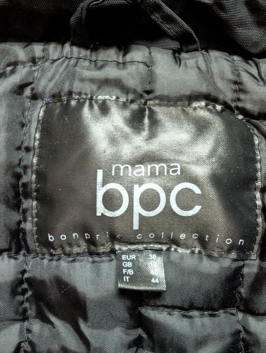 Zimowa kurtka ciążowa Bpc roz. 38 M + wkładką dla noworodka