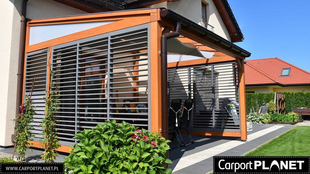 Zadaszenie tarasu pergola tarasowa