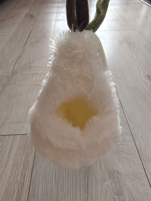 Pluszowa gruszka i kółko dla chomika, myszki