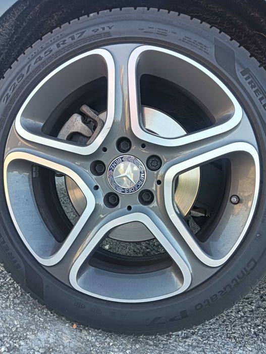 Jantes 17 Mercedes cla originais com pneus
