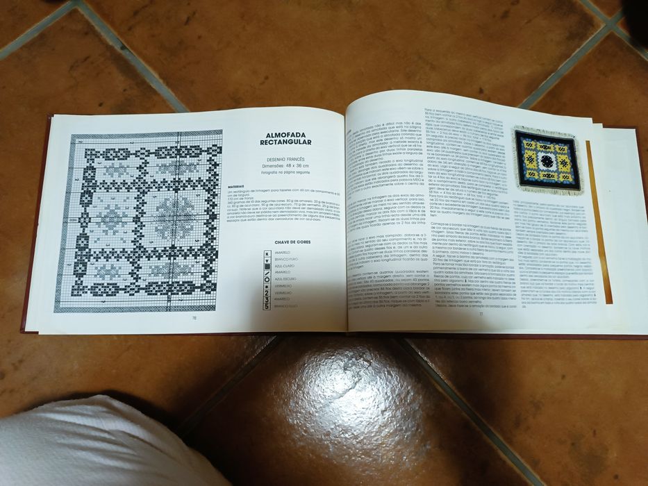 Livro O Bordado de arraiolos