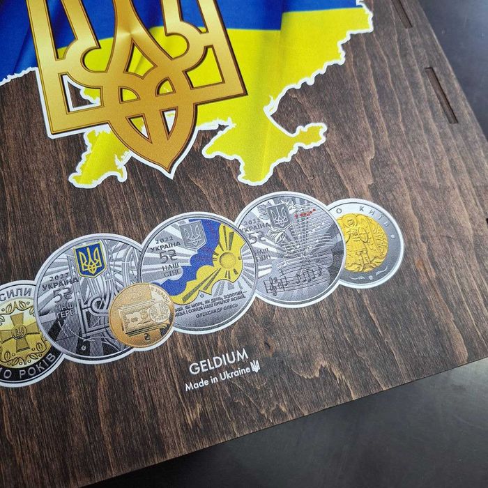 Альбом для монет/бонів. Фанера, ручна робота! Індивідуальні замовлення