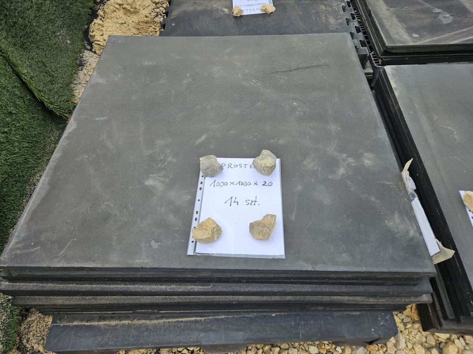 14 szt prosta Mata gruba 20mm podłoga gumowa siłownia garaż warsztat basen 1000x1000