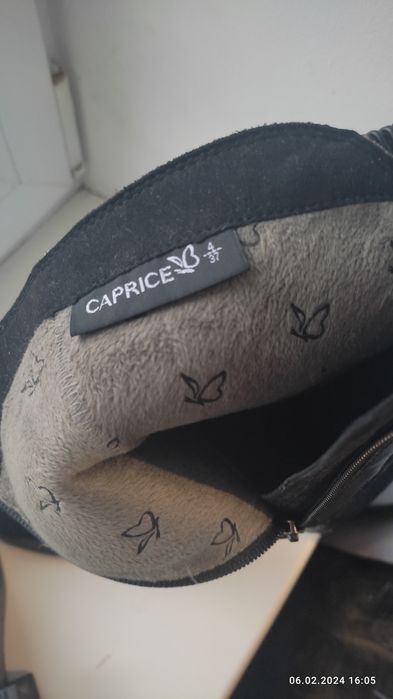 Сапоги кожаные осенние Caprice